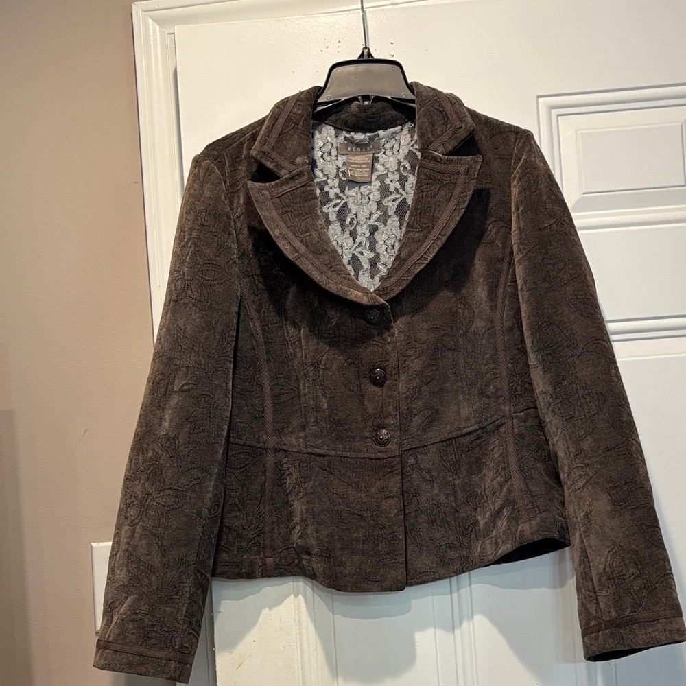Kenar grey Women's Blazer. Size XL